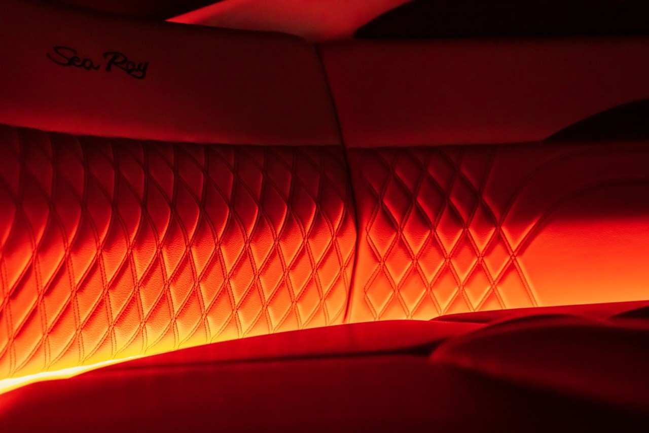 SLX 260 cockpit seating upholstery accent lighting