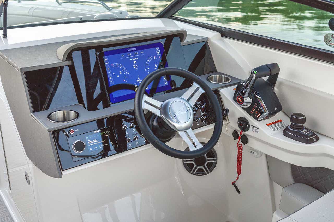 boat helm throttle and joystick
