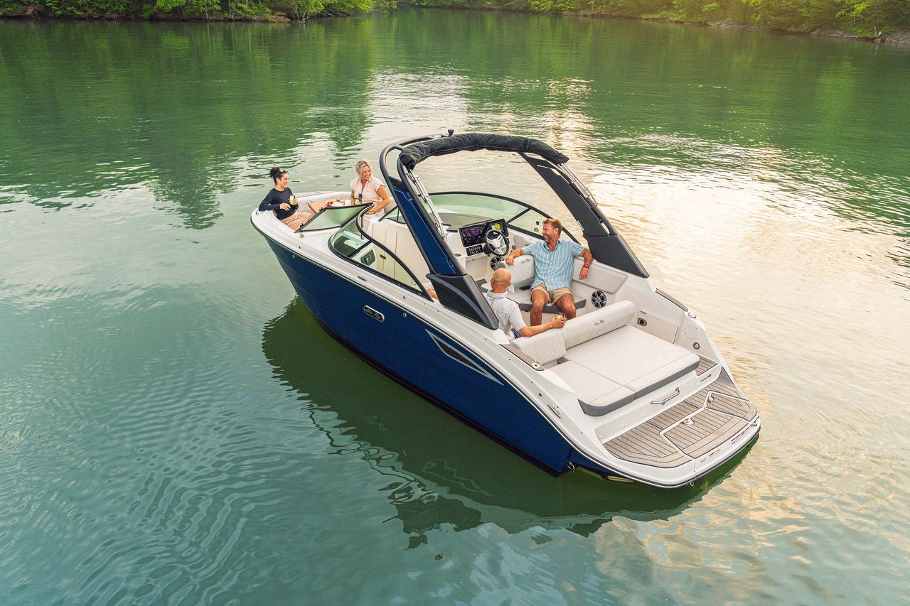 Friends aboard an SDX 230