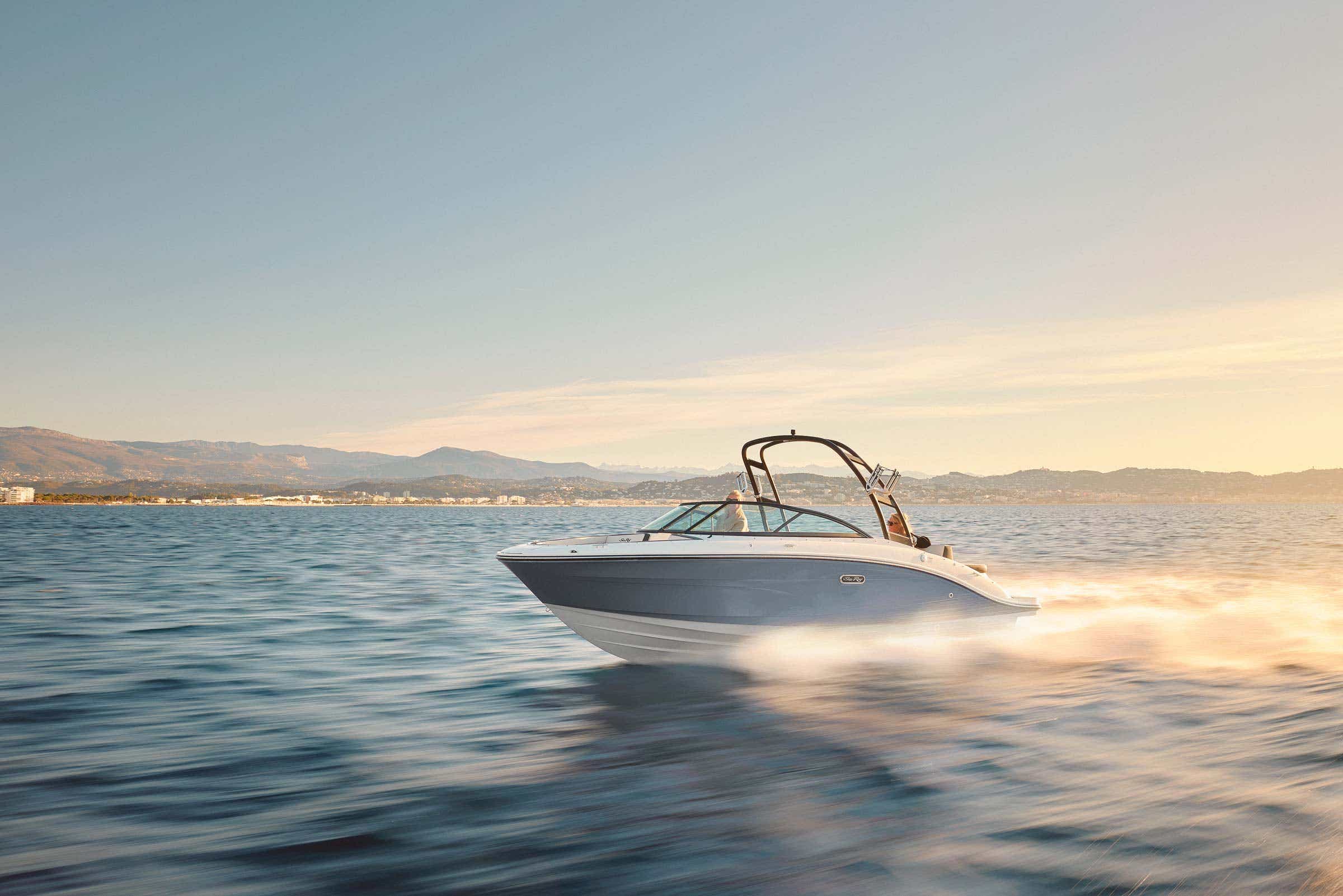 SPX 210 Outboard Sunset