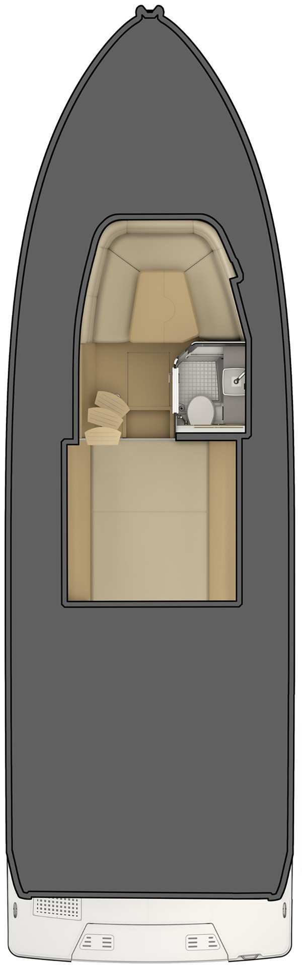 SLX 400 Cabin floor plan