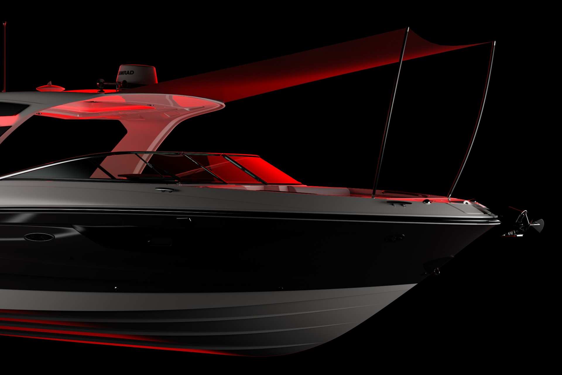 SLX-R 350 Outboard bow shade