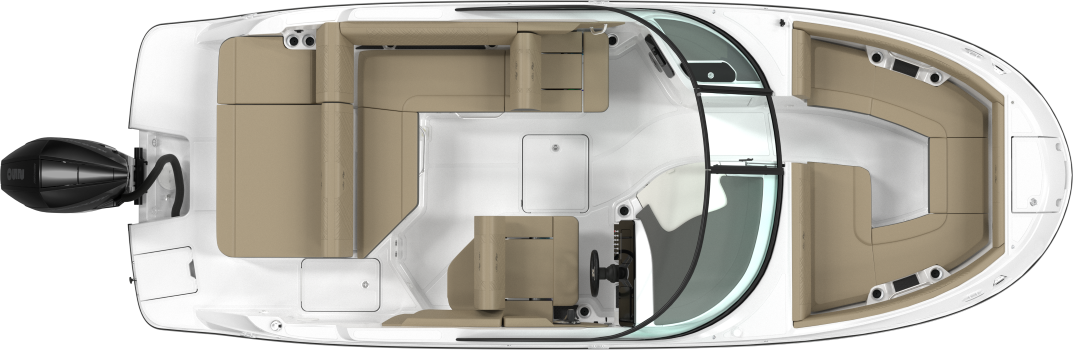 Sea Ray SDX 250 Outboard Floorplan